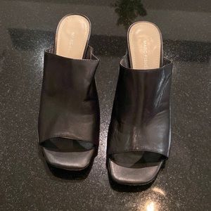 Marc Fisher leather slides
